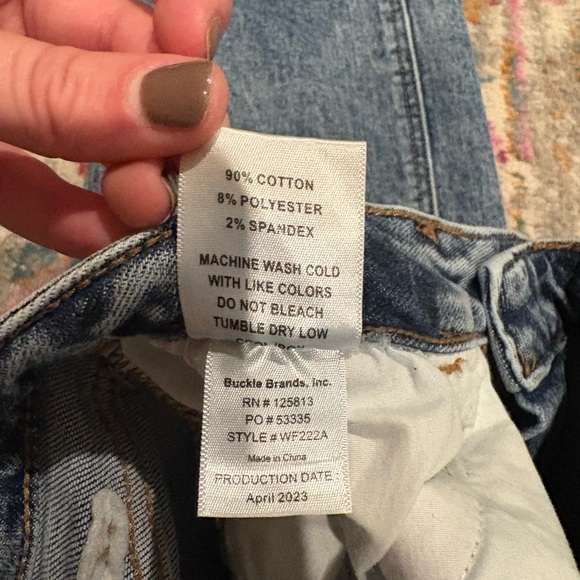 Distressed Blue Jeans - Picture 9 of 9